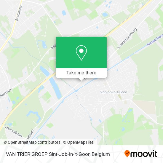 VAN TRIER GROEP Sint-Job-in-'t-Goor map
