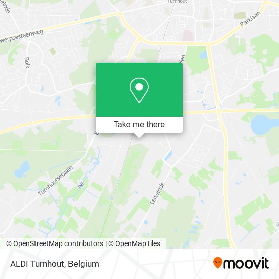 ALDI Turnhout map