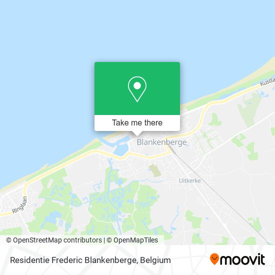 Residentie Frederic Blankenberge map