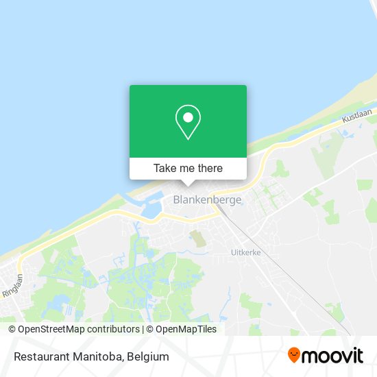 Restaurant Manitoba map