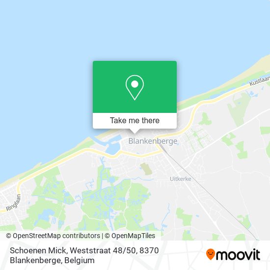 Schoenen Mick, Weststraat 48 / 50, 8370 Blankenberge map