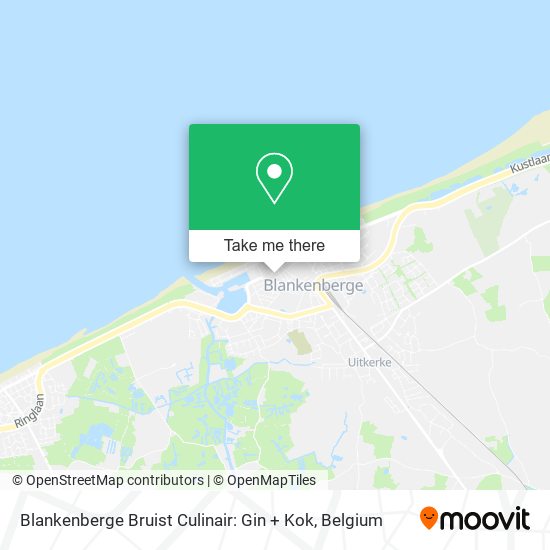 Blankenberge Bruist Culinair: Gin + Kok plan