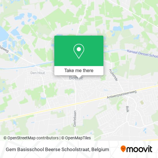 Gem Basisschool Beerse Schoolstraat map