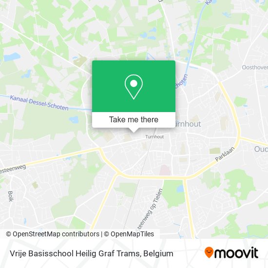 Vrije Basisschool Heilig Graf Trams map