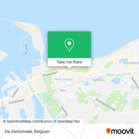 De Zwinstreek map