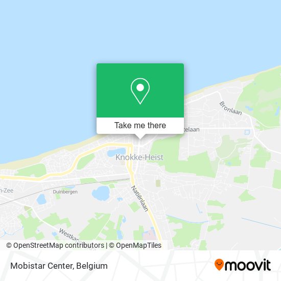 Mobistar Center map