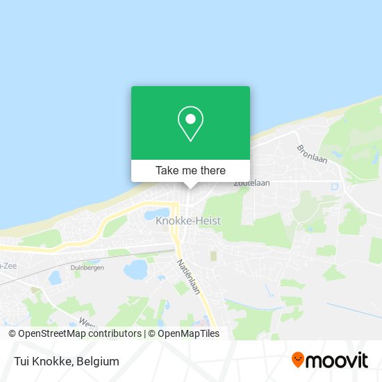 Tui Knokke map