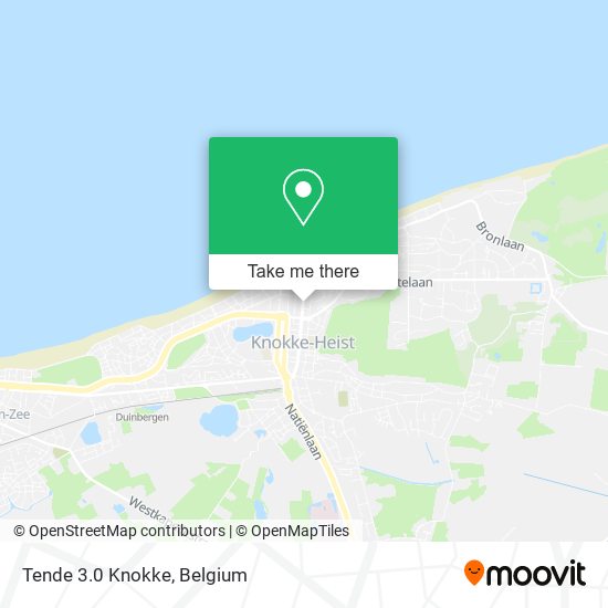 Tende 3.0 Knokke map