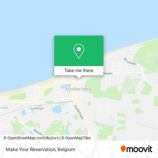 Make Your Reservation map
