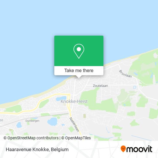 Haaravenue Knokke map