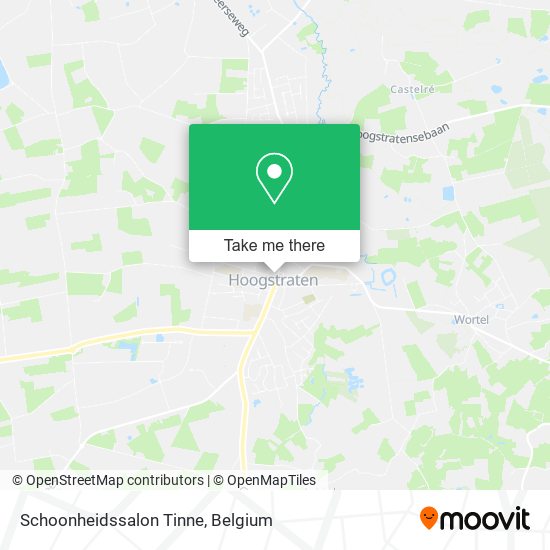 Schoonheidssalon Tinne map