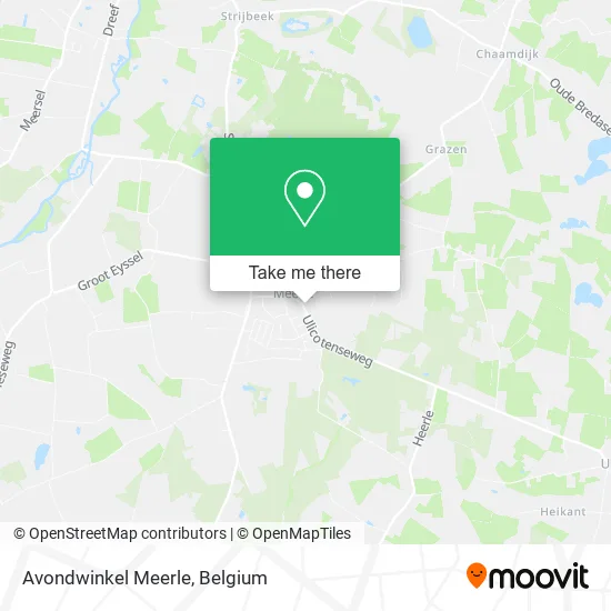 Avondwinkel Meerle map