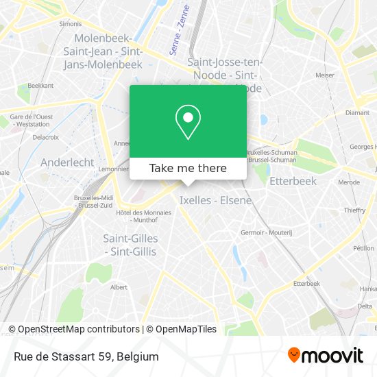Rue de Stassart 59 map