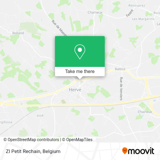 ZI Petit Rechain map