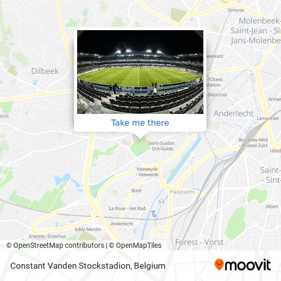 Constant Vanden Stockstadion map