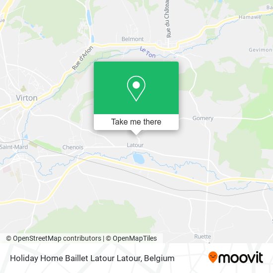 Holiday Home Baillet Latour Latour plan