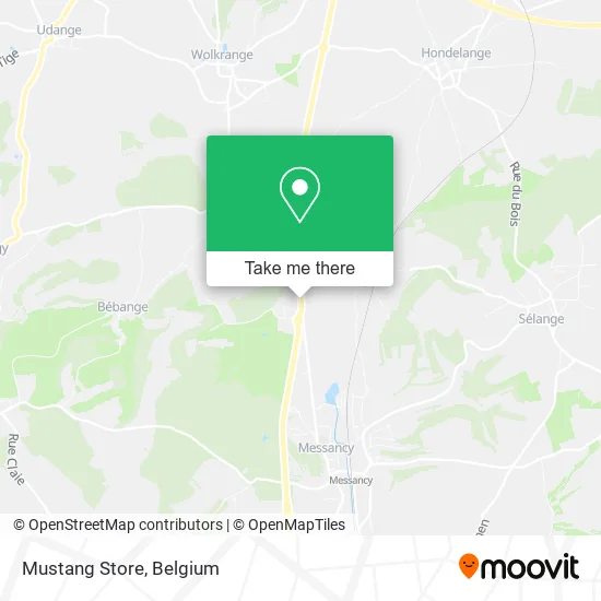 Mustang Store map