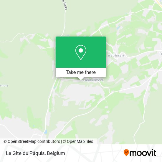 Le Gîte du Pâquis plan