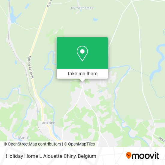 Holiday Home L Alouette Chiny map