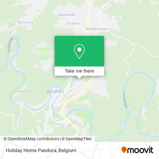 Holiday Home Pandora map