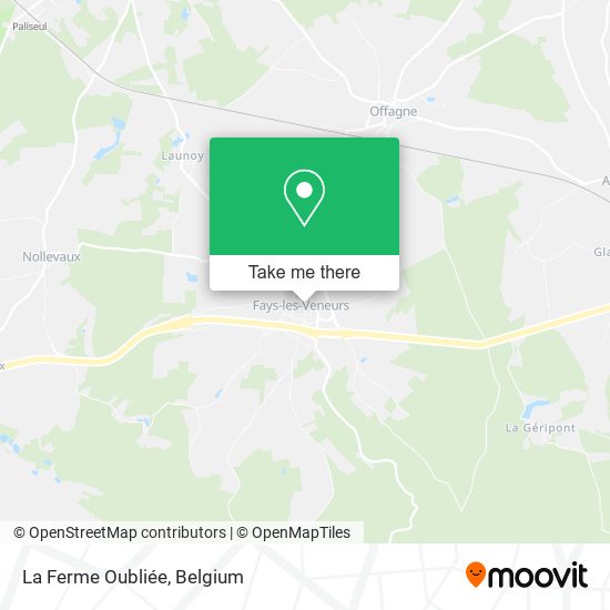 La Ferme Oubliée map