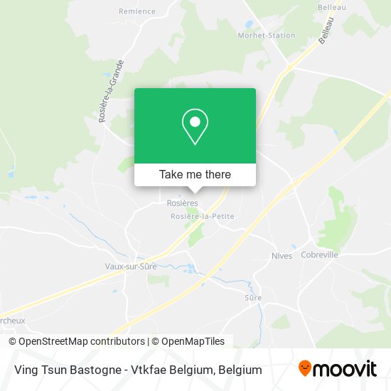 Ving Tsun Bastogne - Vtkfae Belgium plan