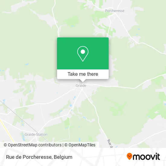 Porcheresse Street map