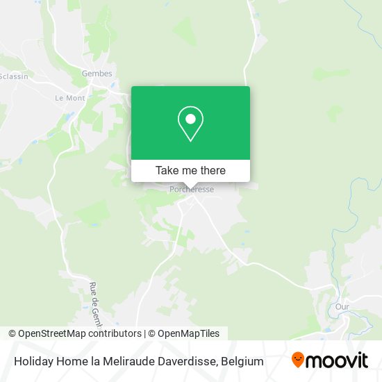 Holiday Home la Meliraude Daverdisse map