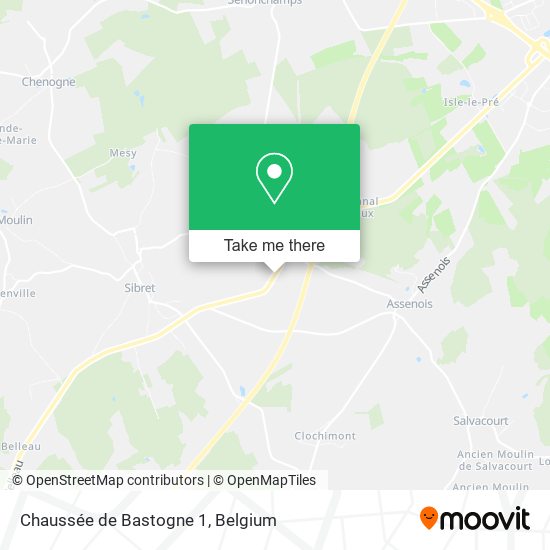 Chaussée de Bastogne 1 plan