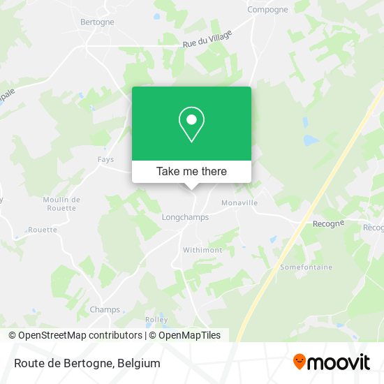 Route de Bertogne plan