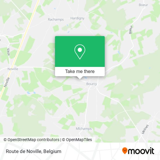 Route de Noville map
