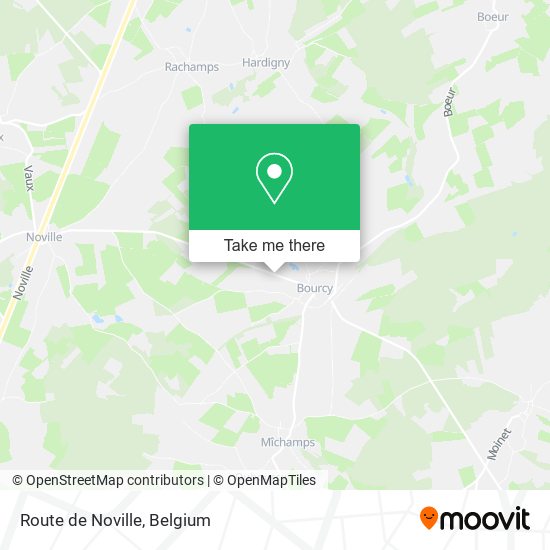 Route de Noville plan