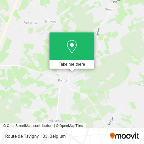 Route de Tavigny 103 plan