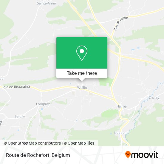 Route de Rochefort plan