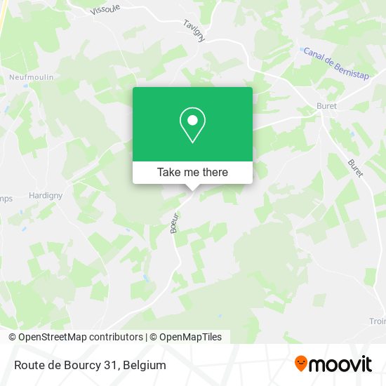 Route de Bourcy 31 plan