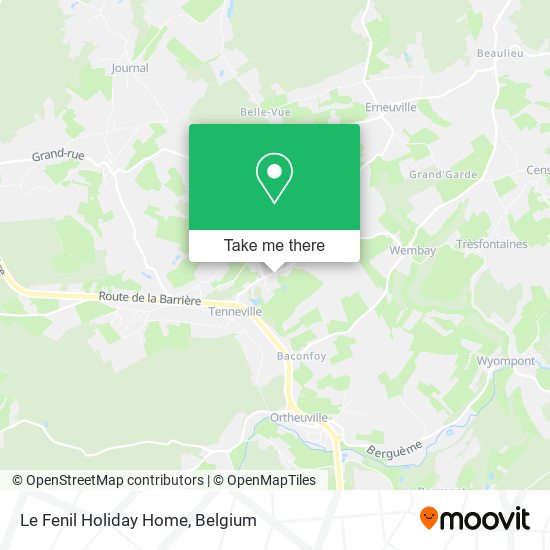 Le Fenil Holiday Home map