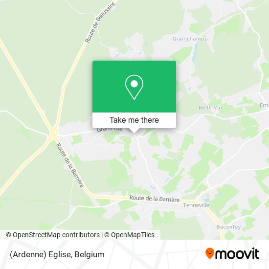 (Ardenne) Eglise map