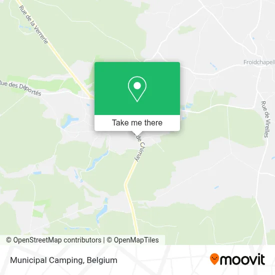 Municipal Camping map