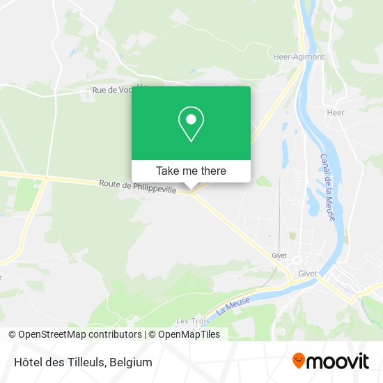 Hôtel des Tilleuls plan
