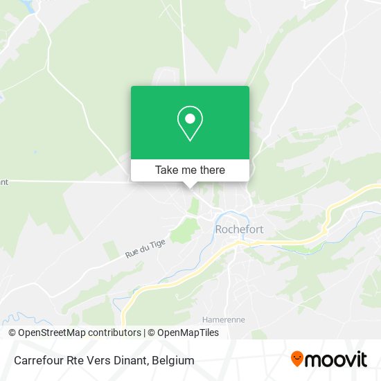 Carrefour Rte Vers Dinant map