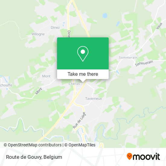 Route de Gouvy map
