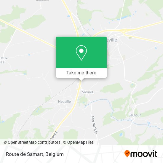 Route de Samart map