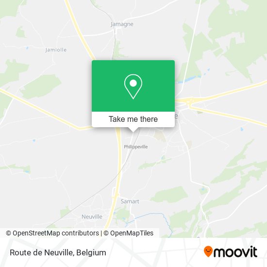 Route de Neuville map
