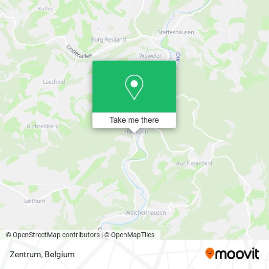 Zentrum map