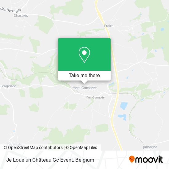 Je Loue un Château Gc Event map