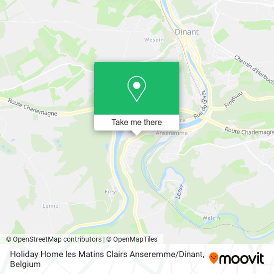 Holiday Home les Matins Clairs Anseremme / Dinant plan