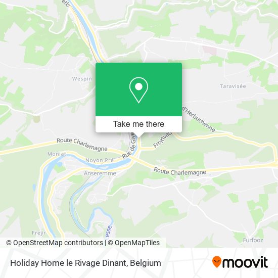 Holiday Home le Rivage Dinant map