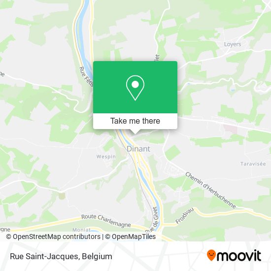 Rue Saint-Jacques plan