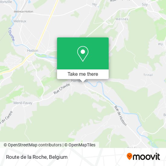 Route de la Roche map