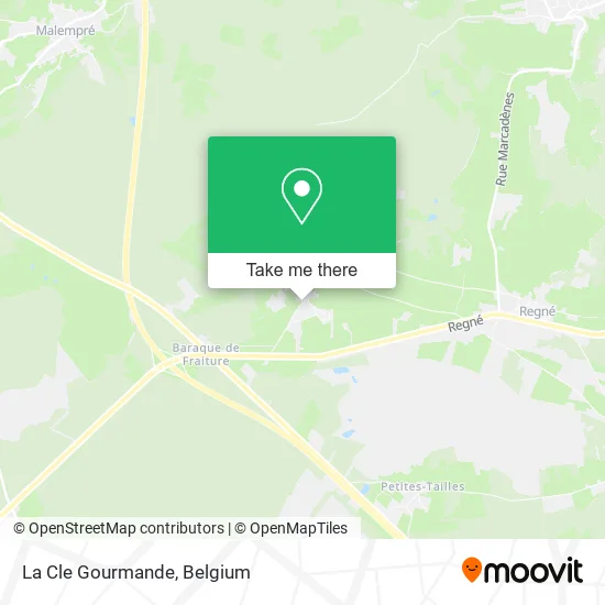 La Cle Gourmande map